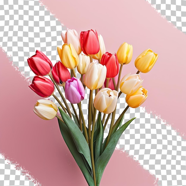 Vibrant collection of tulips