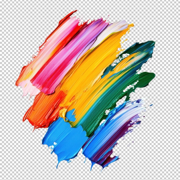 vibrant color splashes abstract art explosions and dynamic paint effects transparent background