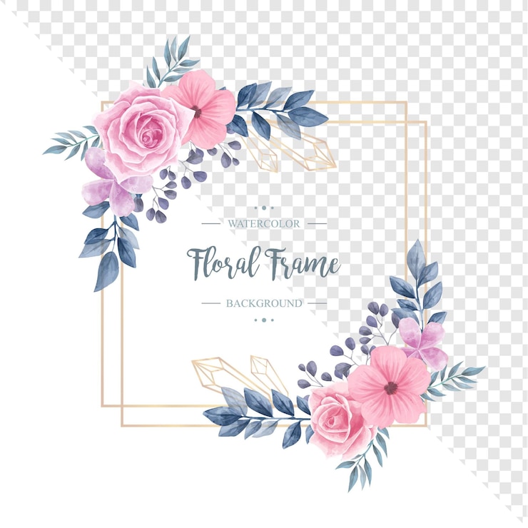 PSD vibrant floral corner arrangement a delicate composition of dried flowers