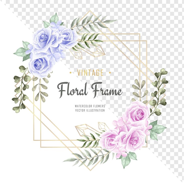 PSD vibrant floral corner arrangement a delicate composition of dried flowers