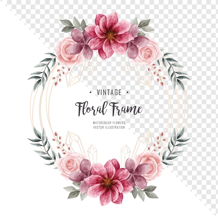PSD vibrant floral corner arrangement a delicate composition of dried flowers