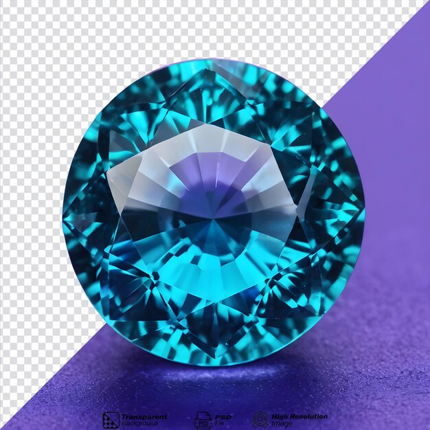 PSD vibrant gemstones isolated