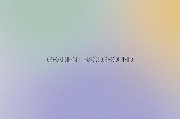 Vibrant gradient background with grainy texture psd