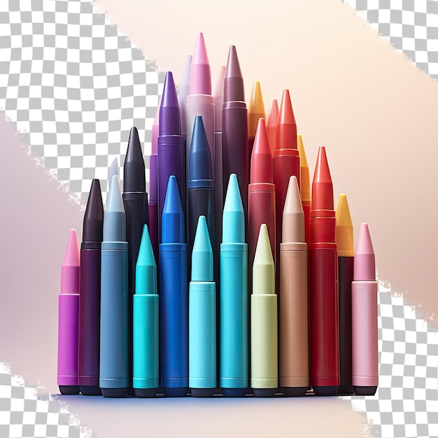 PSD vibrant oversized markers