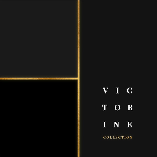 Victore Collectie Elegant merk met zwarte en gouden accenten