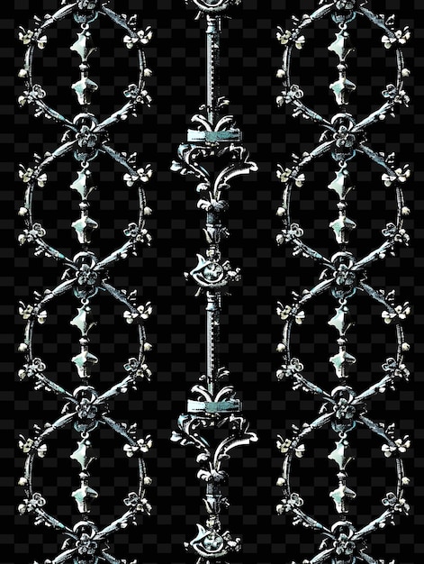 PSD victorian inspired trellises pixel art with ornate details a creative texture y2k neon item designs