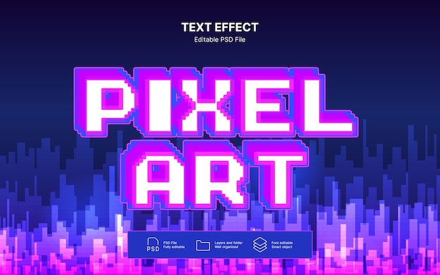 videogame text effect