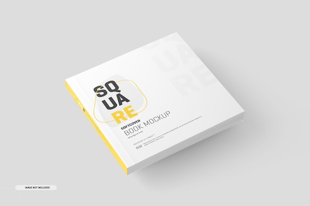vierkante softcover boekmodel