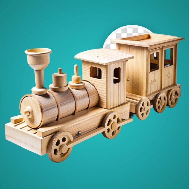 PSD view of 3d toylike train model