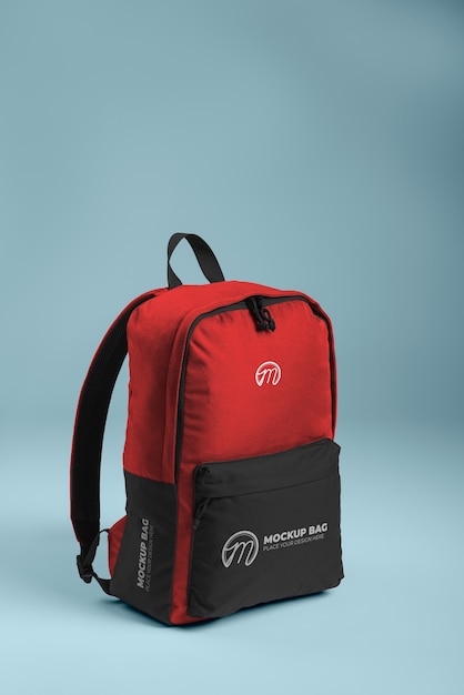 PSD view of backpack mock-up