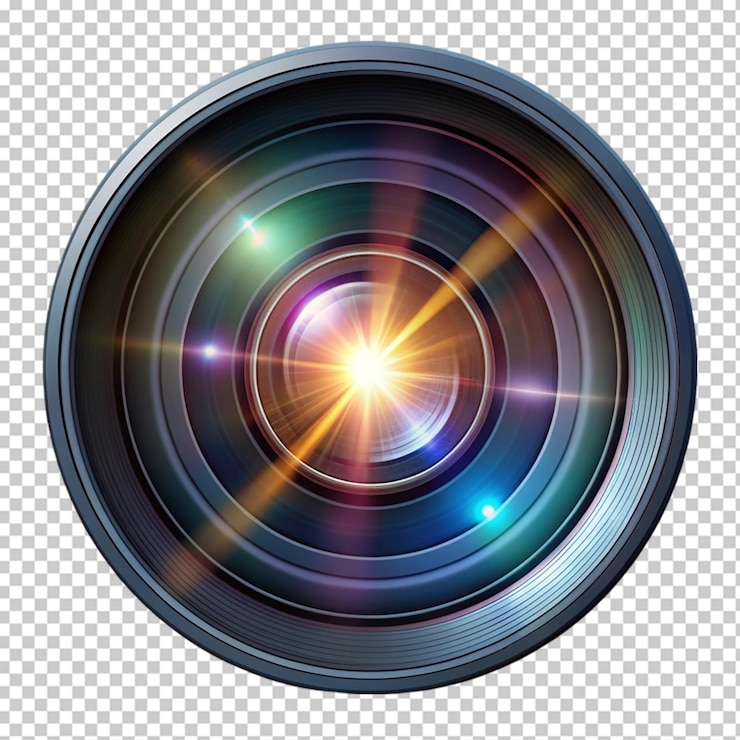 PSD レンズのフレアの見方
