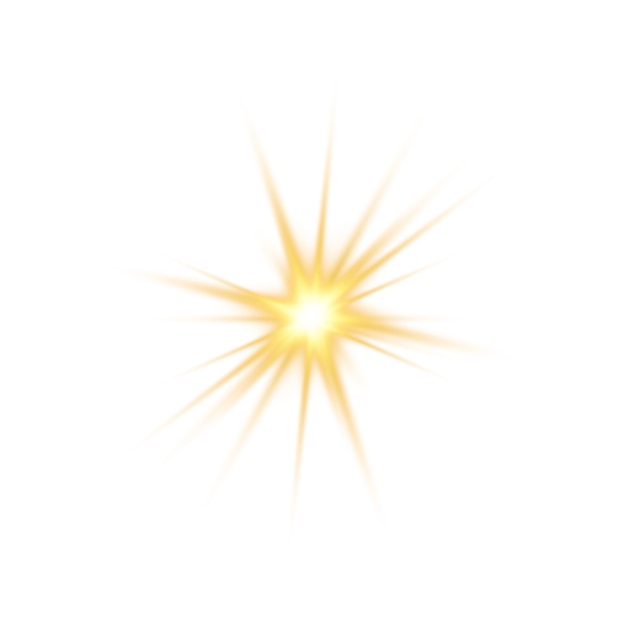 view of bright yellow star