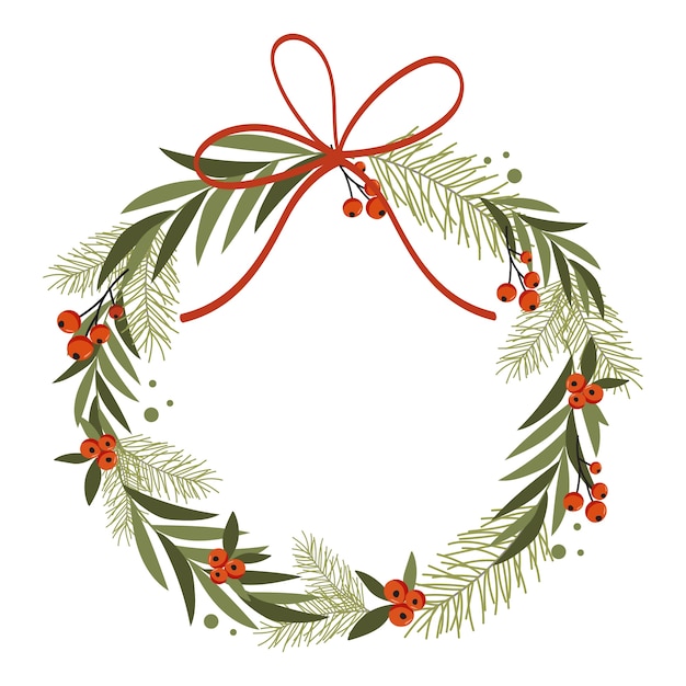 PSD view of round christmas frame