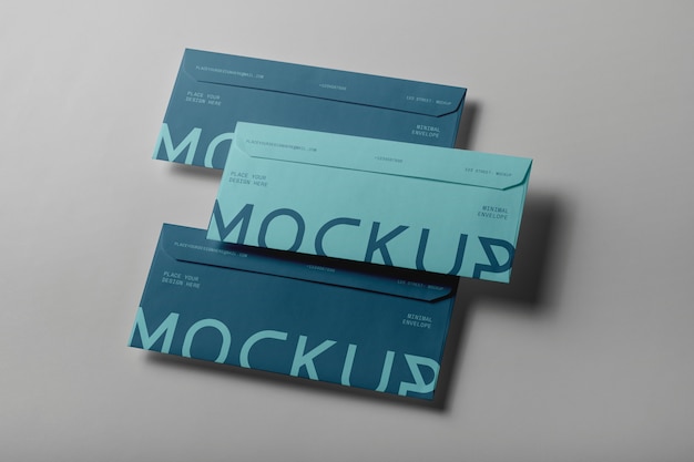 PSD view of simple minimal envelope mock-up