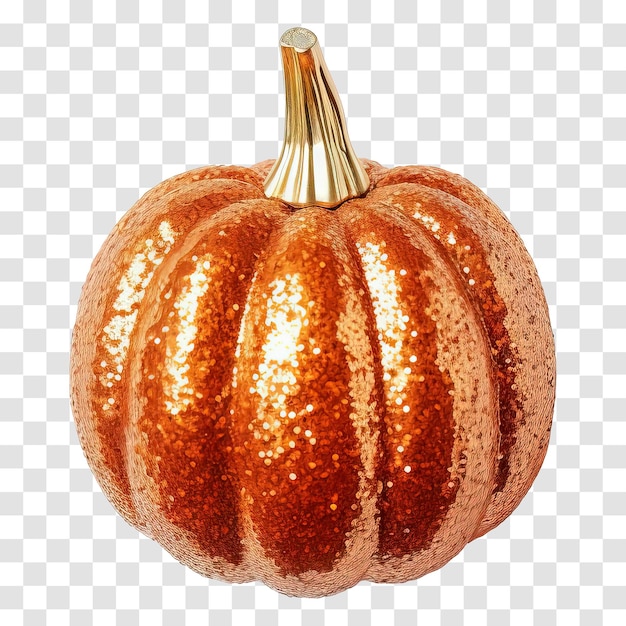 PSD above view sparkly pumpkin isolated on transparent background pngpsd