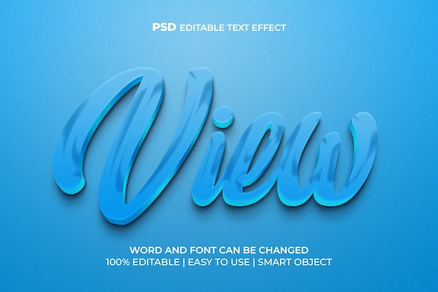 View text effect