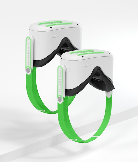 PSD view of three-dimensional virtual reality glasses