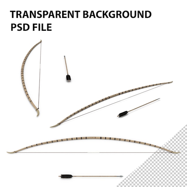 PSD arco e freccia vichinghi png