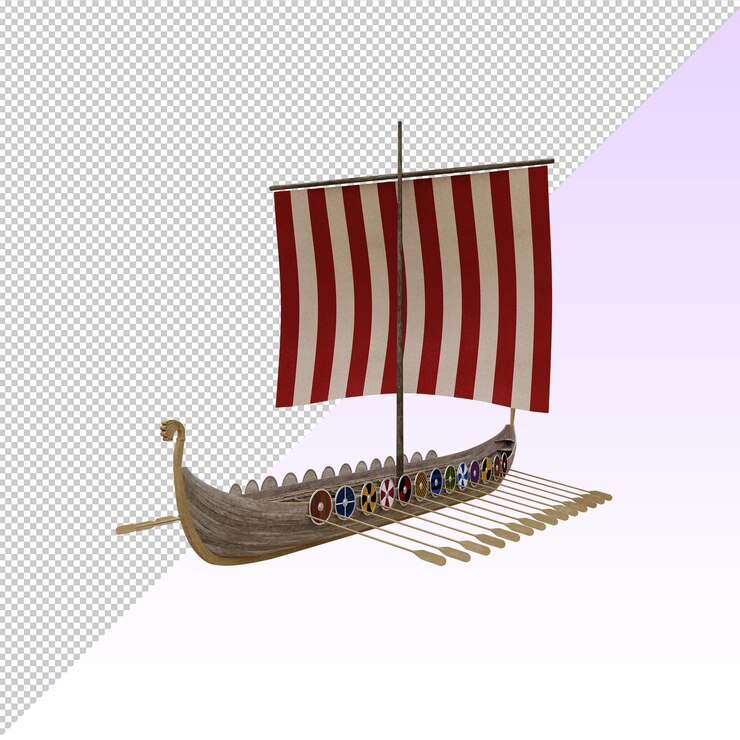 PSD викинг longship