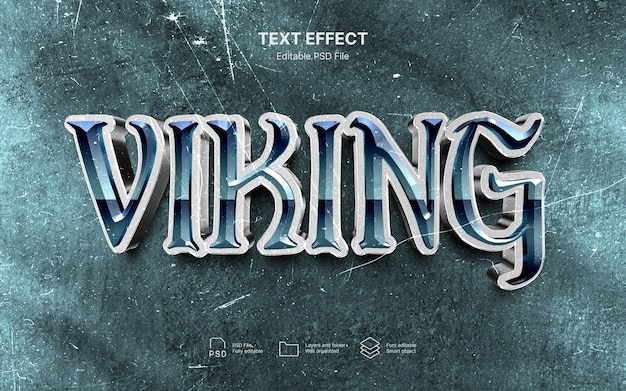Viking tekst effect