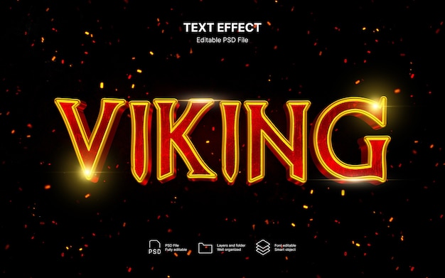 viking text effect