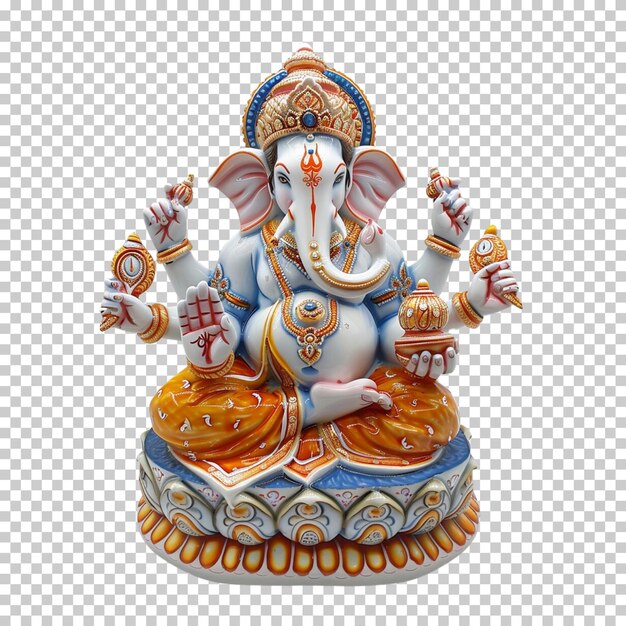 PSD vinayaka chaturthi ganpati ganesh chaturthi ganesh festival isolated on transparent background