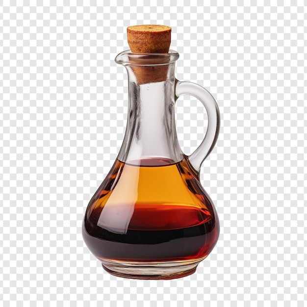 PSD vinegar isolated on transparent background