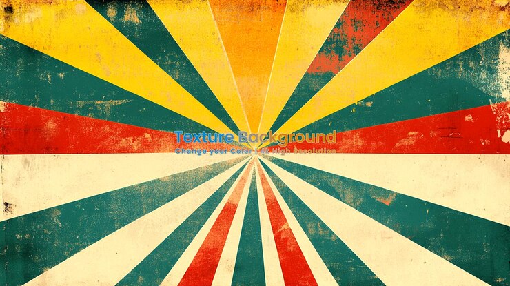 PSD vintage abstracte zonnestralen op de muur grunge