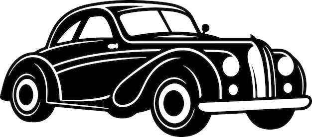 Vintage auto logo vector pictogram snel elegant