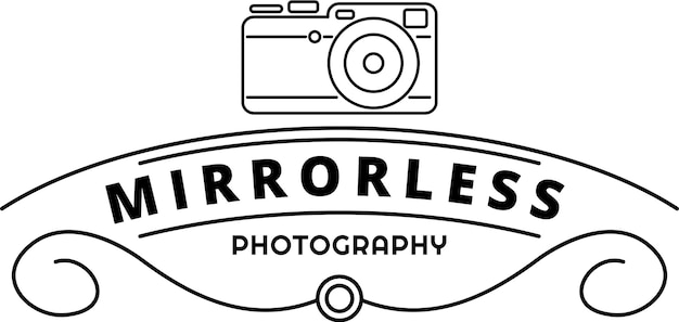 Vintage badges voor fotografie