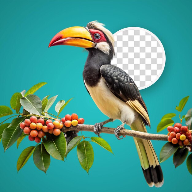 PSD vintage bird illustration