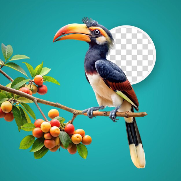 PSD vintage bird illustration