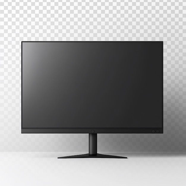 床にケーブルが付いたヴィンテージブラックアナログテレビ