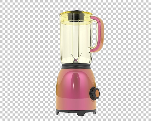 Vintage blender on transparent background 3d rendering illustration