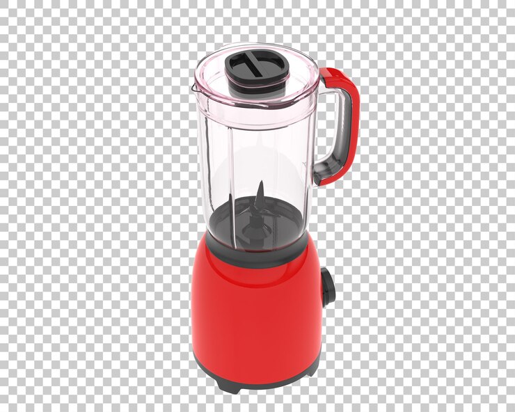 PSD vintage blender on transparent background 3d rendering illustration