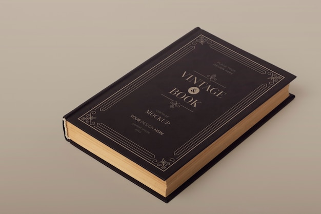 Vintage book mockup