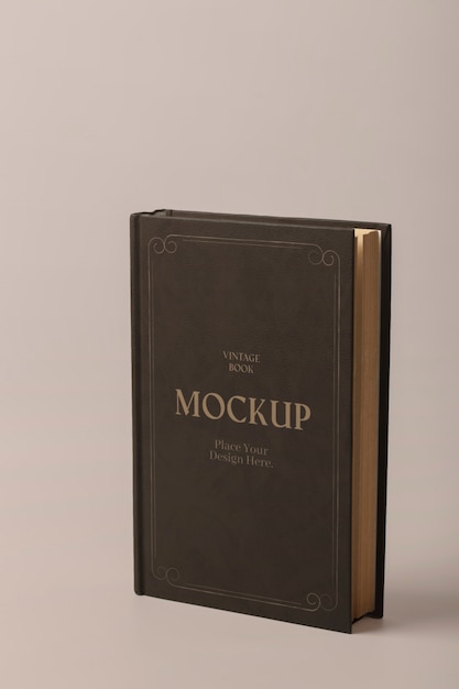 vintage book mockup