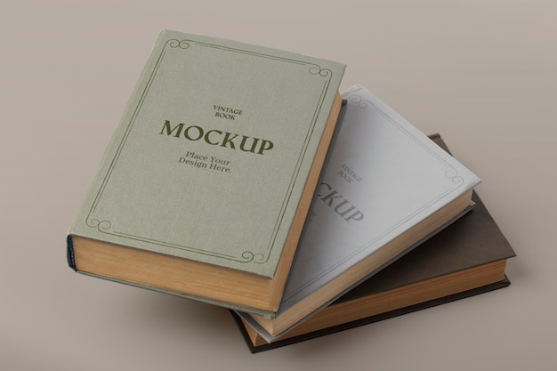 PSD mockup di libro vintage