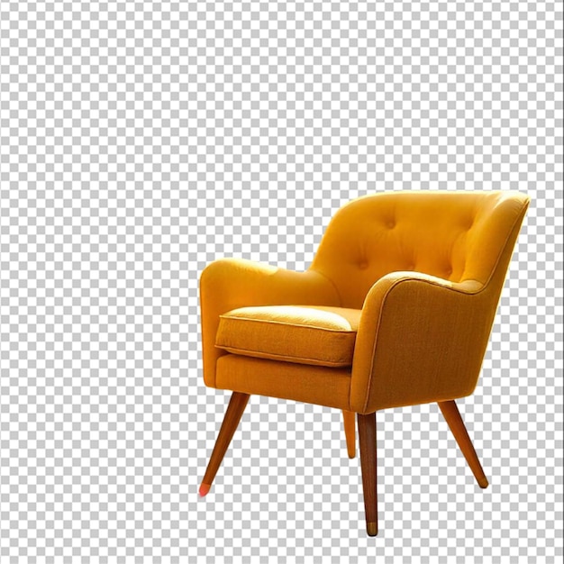 vintage chair on short legs mustard color beautiful material