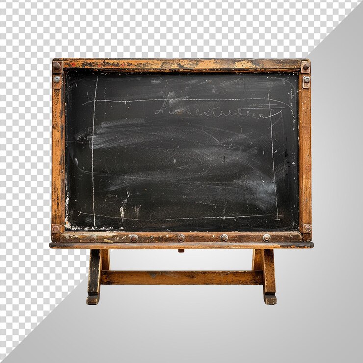 PSD vintage chalkboard w wersji png