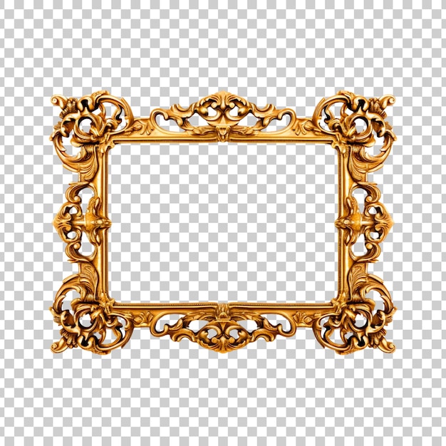 Vintage empty picture frame