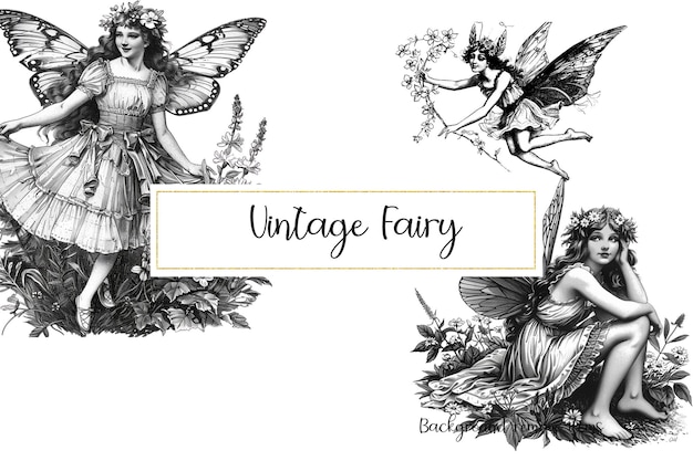 Vintage Fairy Clipart