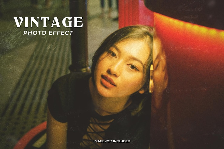 PSD vintage foto-effect