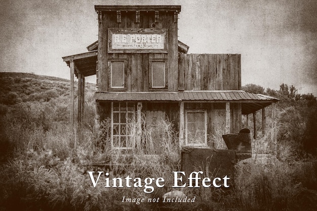 PSD vintage foto-effect