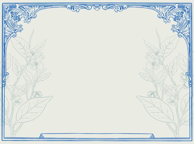 Vintage frame illustration