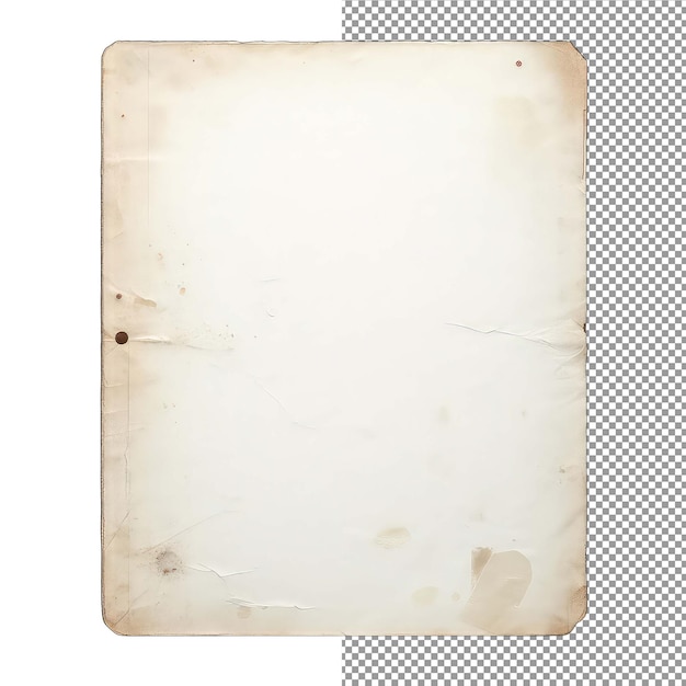 PSD vintage grunge paper png