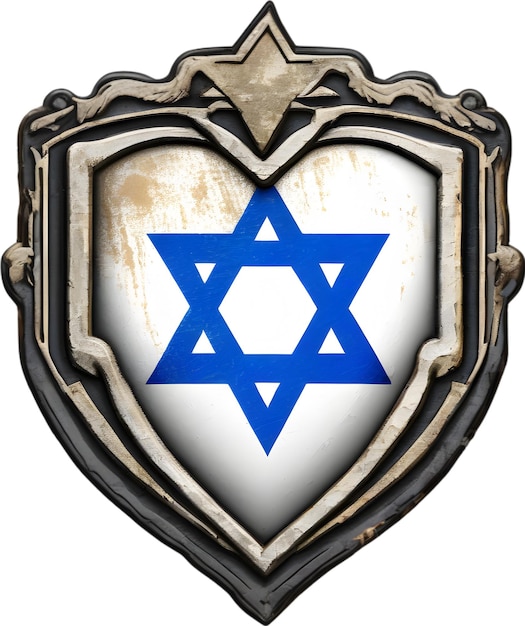 PSD vintage israeli flag design aigenerated