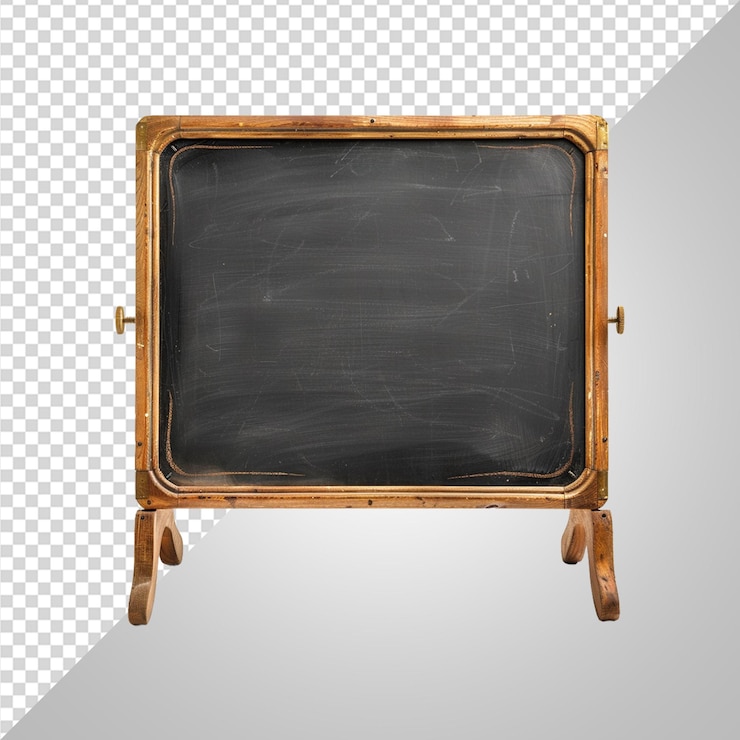 PSD vintage krijtbord png