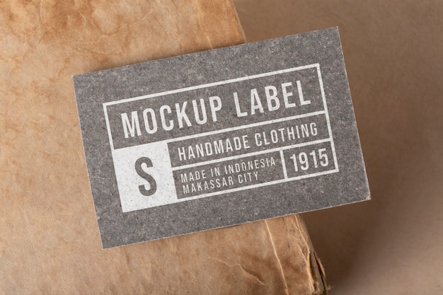 Vintage labelontwerpmodel