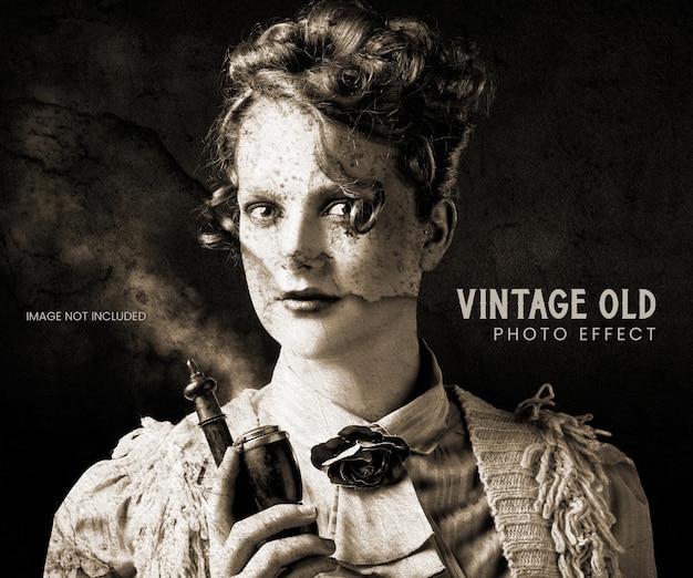 Vintage oud foto-effect